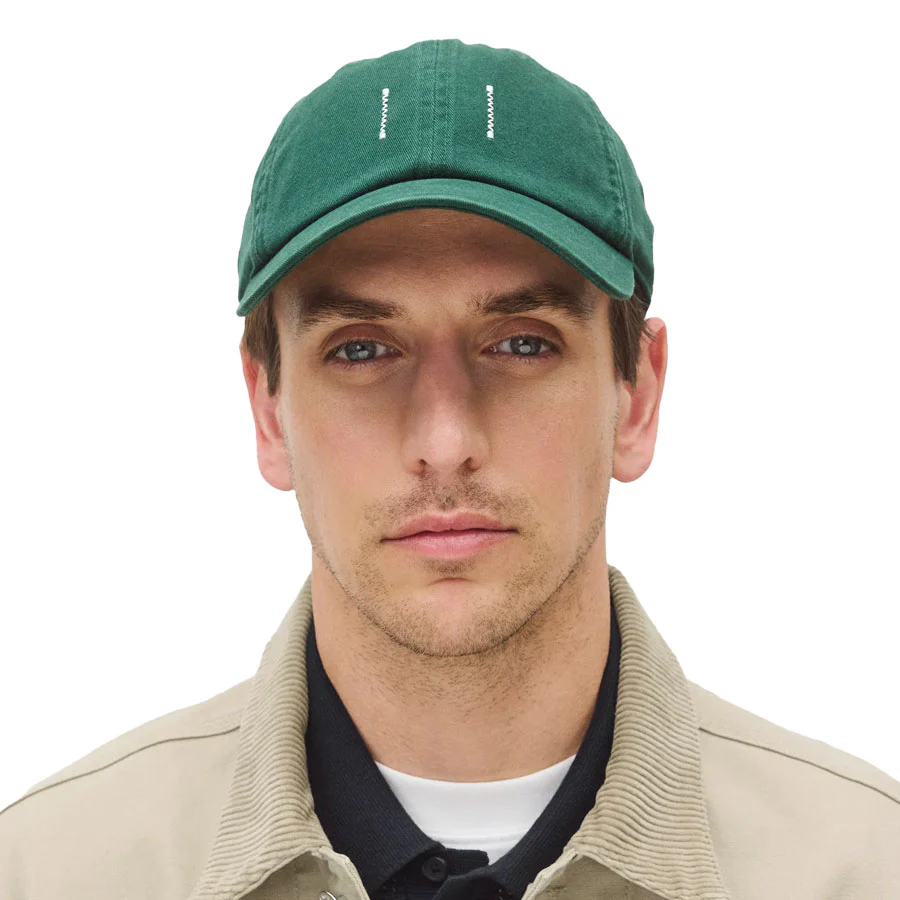 Reigning Champ Chino Low Pro Cap Washed British Racing Green - Image 2