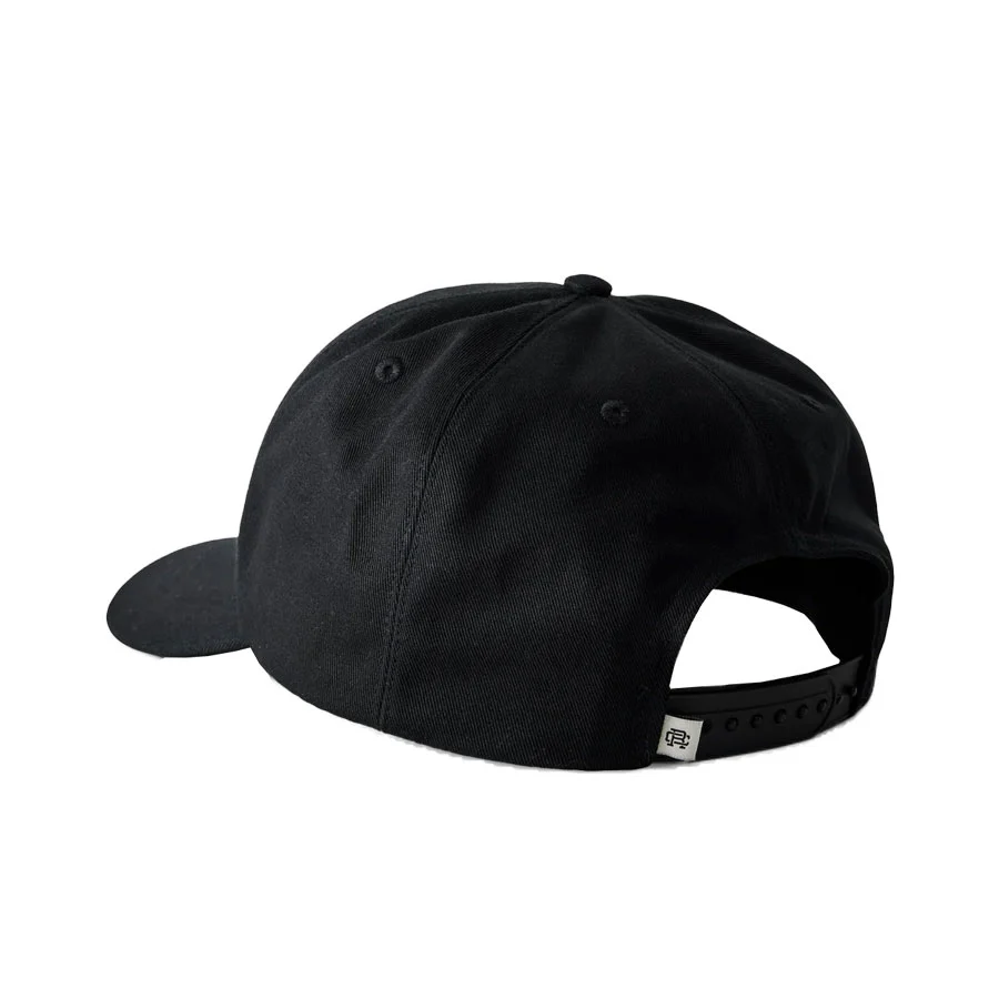 Reigning Champ Chino Twill 2007 Snapback Cap Black-Red - Image 3