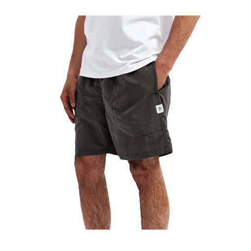 Reigning Champ Classic Taslan Nylon Swim Short Charcoal - Image 3