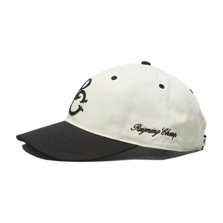 Reigning Champ Colourblock Highlander Cap Black-Ivory - Image 2