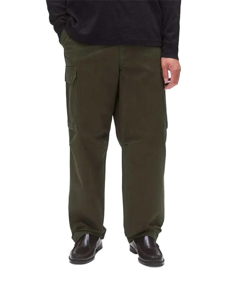 Reigning Champ Cotton Chino Keeper Cargo Pant Dark Olive - Image 3