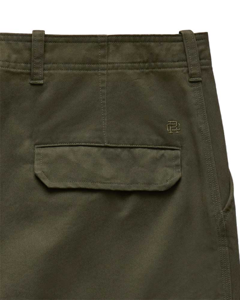 Reigning Champ Cotton Chino Keeper Cargo Pant Dark Olive - Image 6