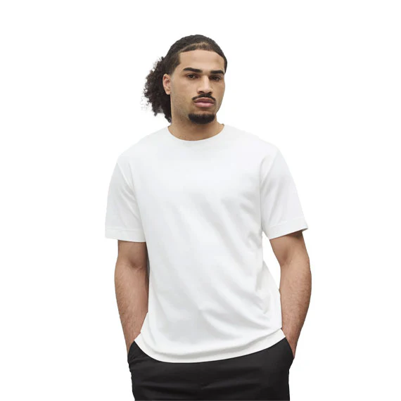 Reigning Champ Cotton Interlock Podium Standard T-Shirt White - Image 2