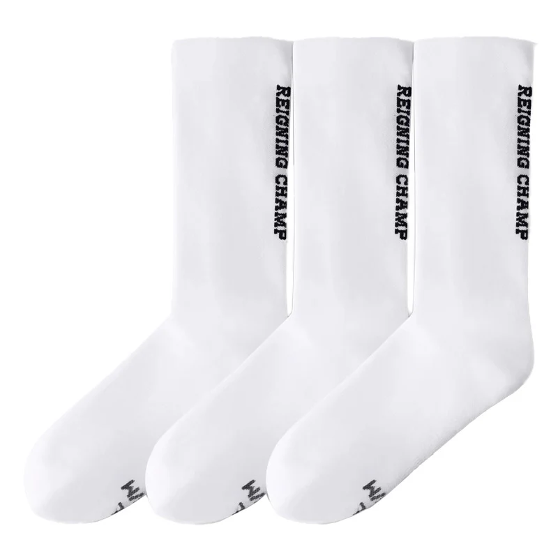 Reigning Champ Knit 3-Pack Speed Crew Sock White