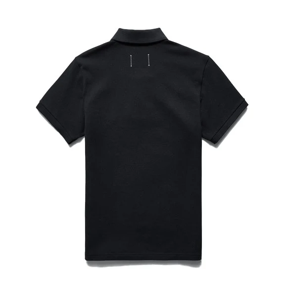 Reigning Champ Knit Academy Polo Shirt Black - Image 2