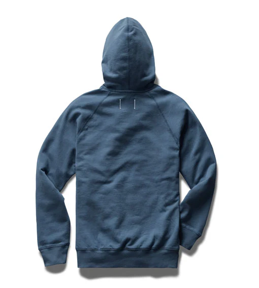 Reigning Champ Lightweight Terry Classic Hoodie Washed Blue - Image 2