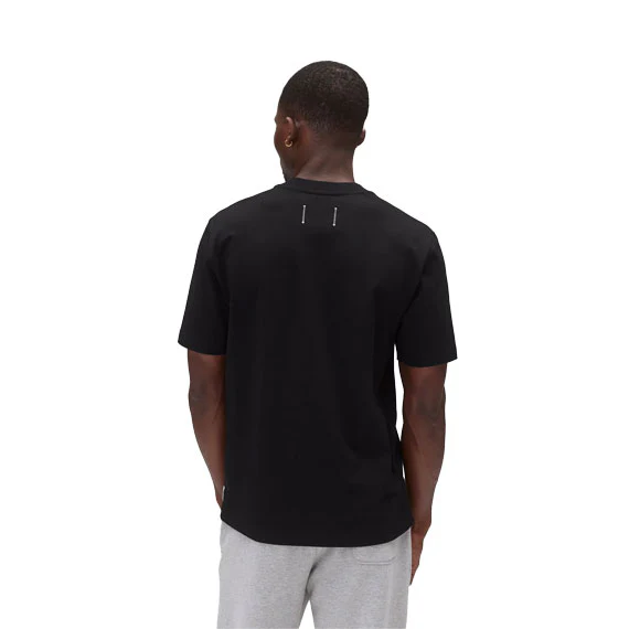 Reigning Champ Midweight Collegiate T-Shirt Black - Image 3