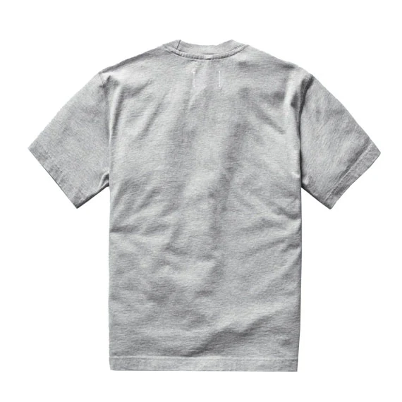 Reigning Champ Midweight Jersey Classic Pocket T-Shirt H.Grey - Image 2