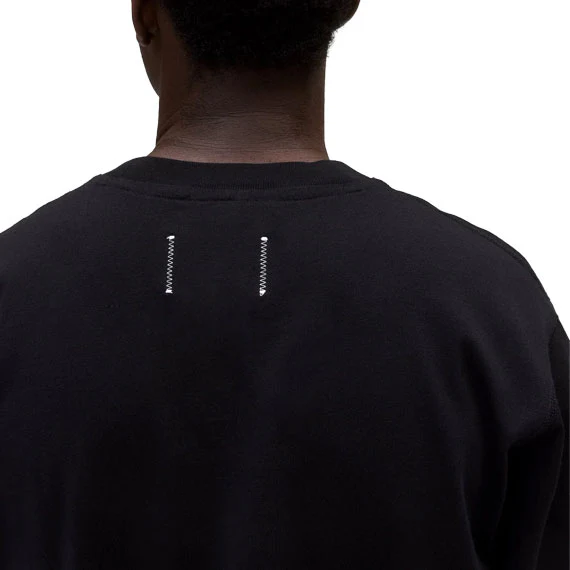 Reigning Champ Midweight Lock Up T-Shirt Black - Image 4
