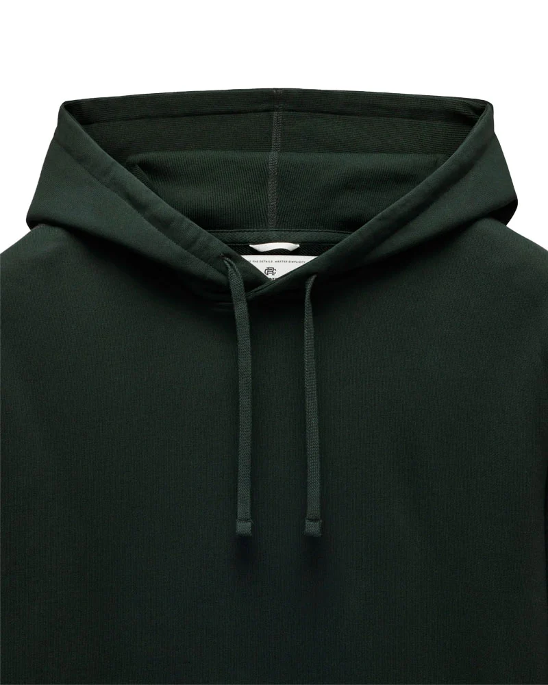 Reigning Champ Midweight Terry Classic Hoodie Petrol - Image 3