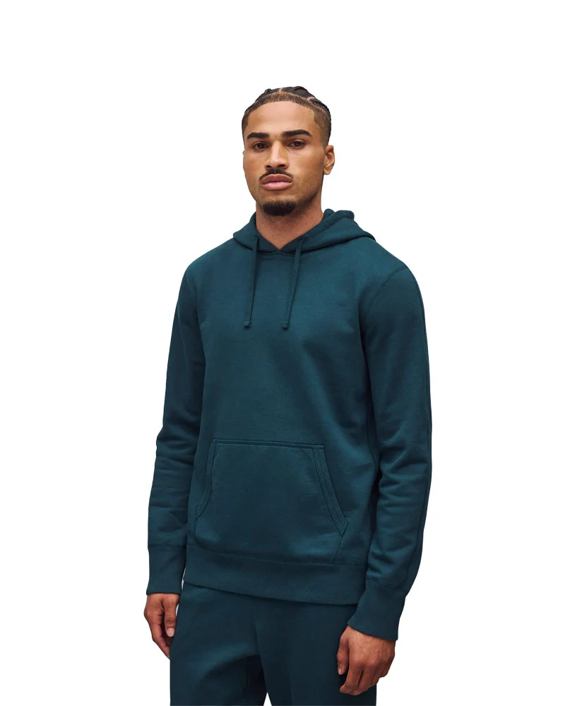 Reigning Champ Midweight Terry Relaxed Hoodie Atlantic - Image 2