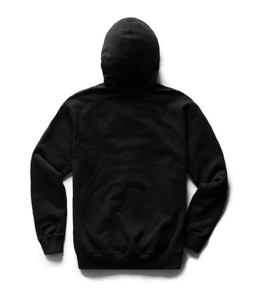 Reigning Champ Midweight Terry Relaxed Hoodie Black - Image 2
