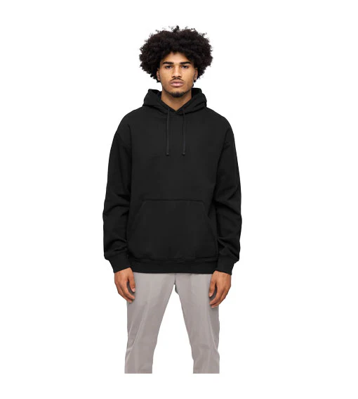 Reigning Champ Midweight Terry Relaxed Hoodie Black - Image 3