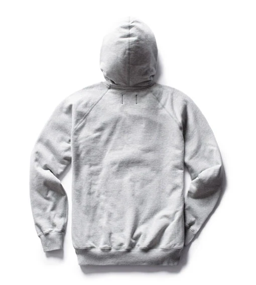 Reigning Champ Midweight Terry Relaxed Hoodie H.Grey - Image 2