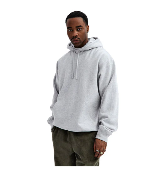 Reigning Champ Midweight Terry Relaxed Hoodie H.Grey - Image 3