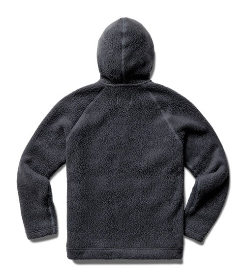 Reigning Champ Polartec Shearling Full Zip Hoody Midnight - Image 2