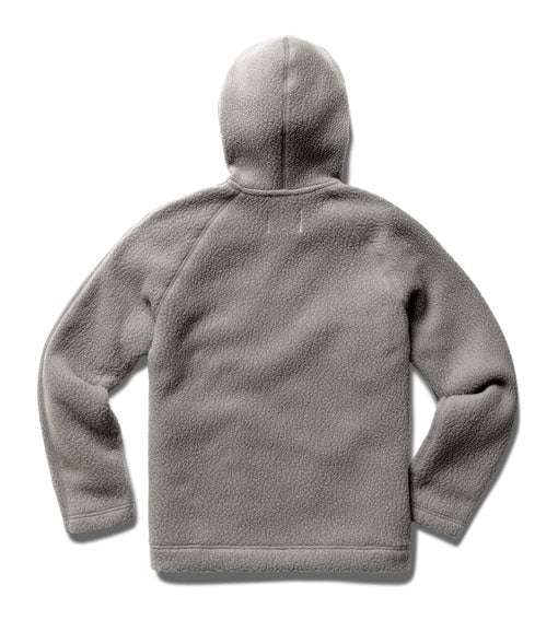Reigning Champ Polartec Shearling Full Zip Hoody Quarry - Image 2
