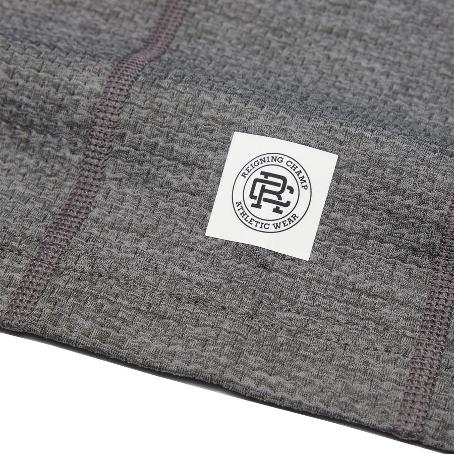 Reigning Champ Solotex Mesh Tiebreak Polo H.Carbon - Image 3