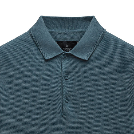 Reigning Champ Supima Pique Ace Polo Shirt Bermuda - Image 2