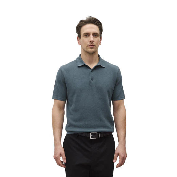 Reigning Champ Supima Pique Ace Polo Shirt Bermuda - Image 3