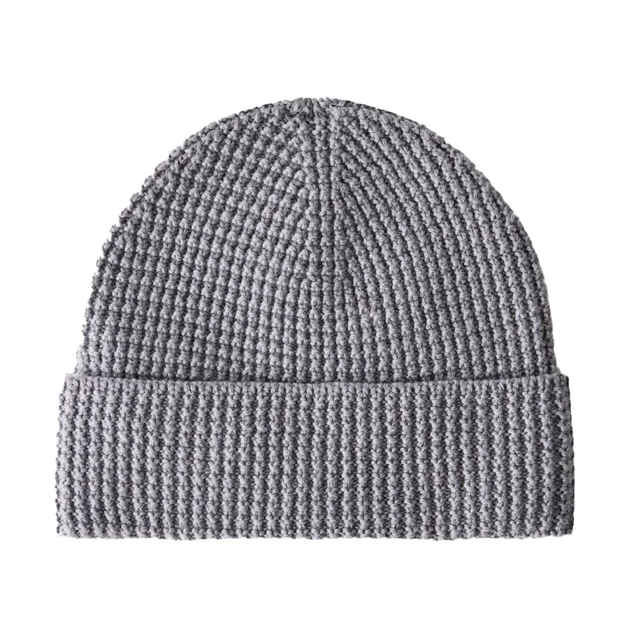 Reigning Champ Waffle Knit Beanie Grey - Image 2