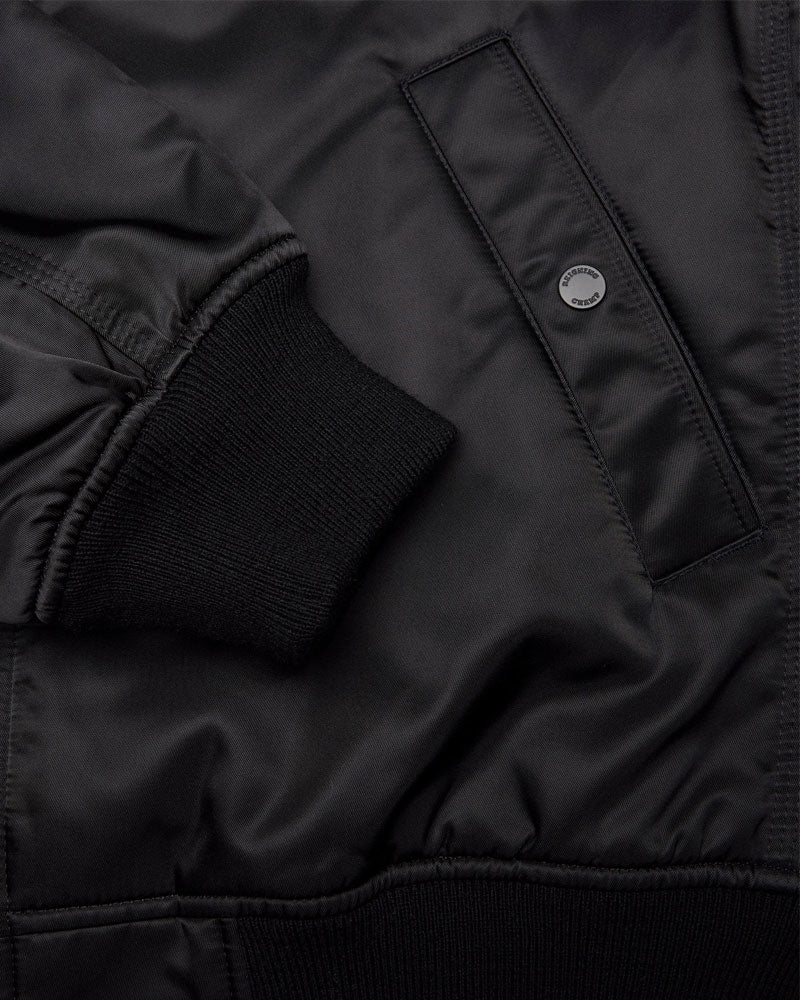 Reigning Champ Woven Nylon Twill Crew Jacket Black - Image 5