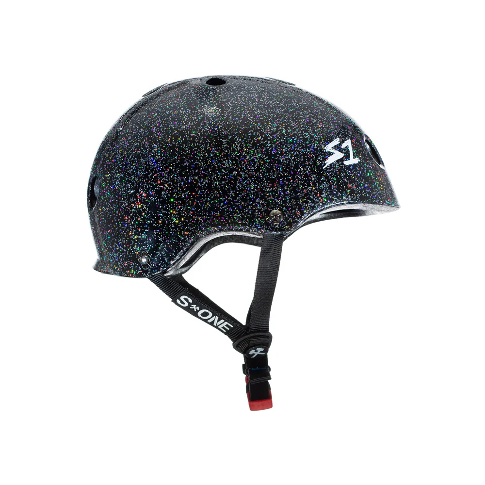 S1 Helmet Mini Lifer - Black Glitter - Image 2