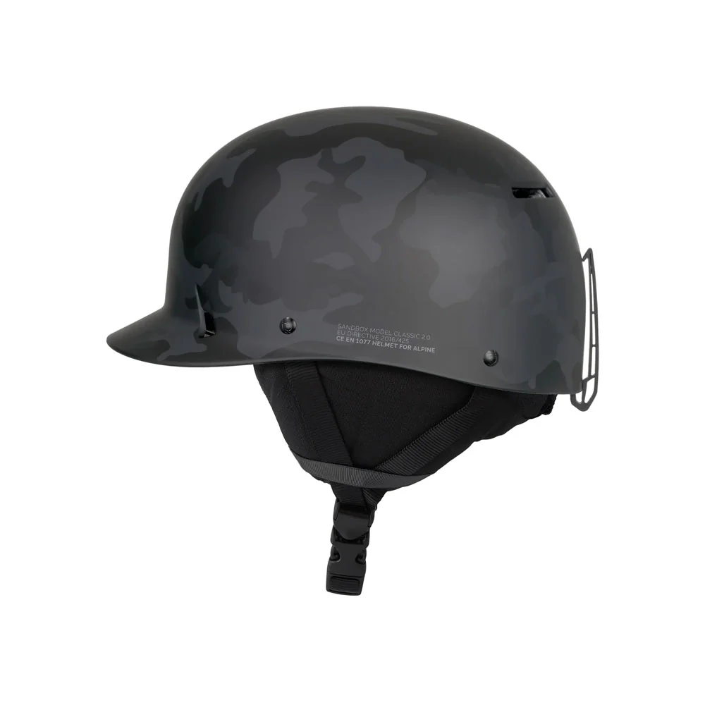 Sandbox Classic 2.0 Snow Mips Helmet Black Camo 2026 - Image 3