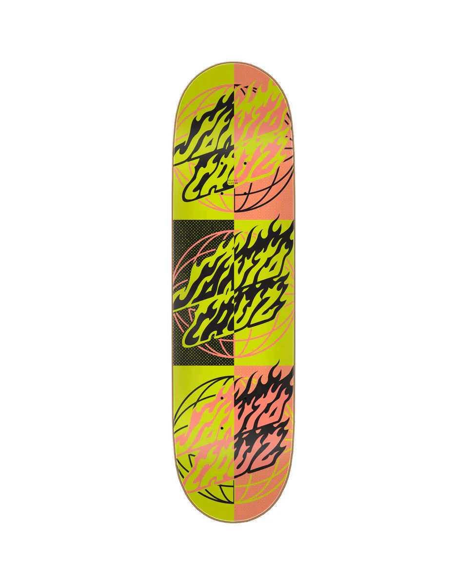 Santa Cruz Global Flame Dots Deck 8.5" - Image 2