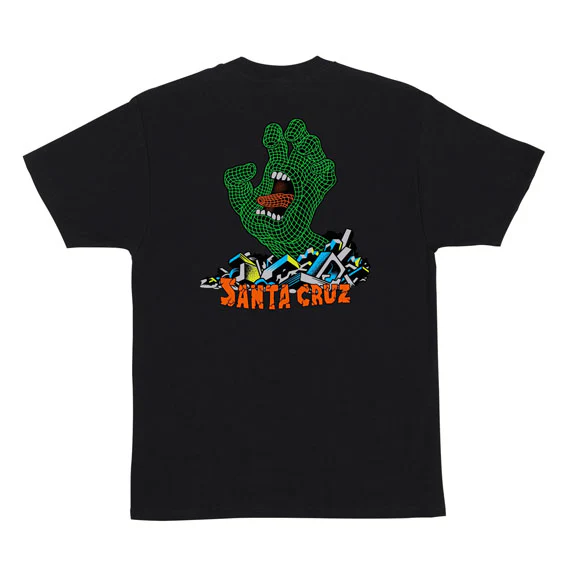 Santa Cruz Kendall Grind Hand T-Shirt Black