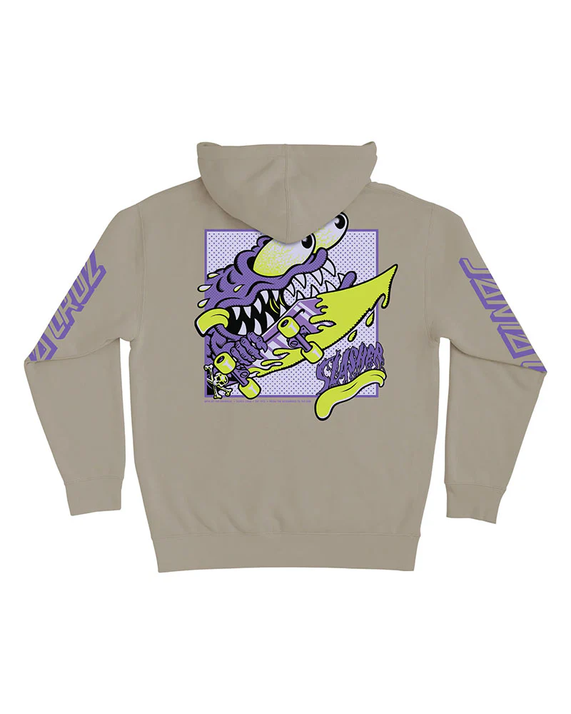 Santa Cruz Meek Slasher Box Hoodie Cement - Image 2