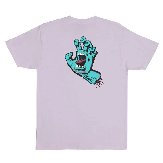 Santa Cruz Men's Screaming Hand T-Shirt - Lilac - Image 2