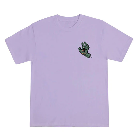 Santa Cruz Men's Screaming Hand T-Shirt - Orchid/Dark Green - Image 2