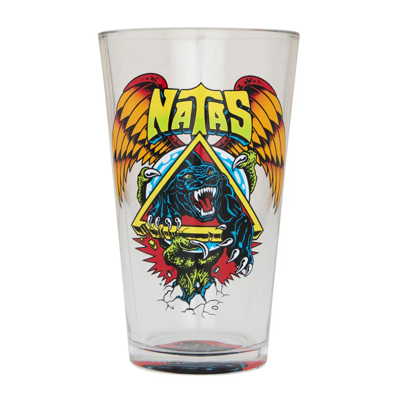 Santa Cruz Natas SC Panther Pint Glass Black/Green