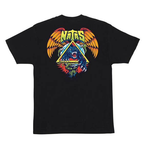 Santa Cruz Natas SC Panther T-Shirt Black
