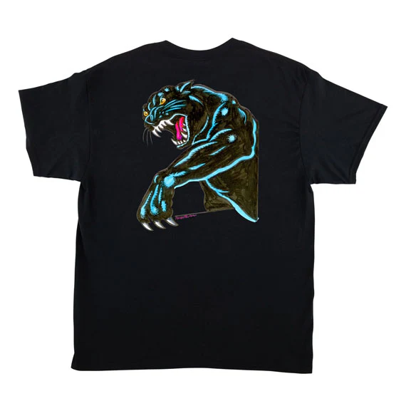 Santa Cruz Natas Sketch Panther T-Shirt Black