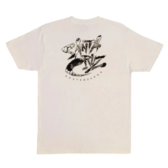 Santa Cruz Pace Deathtrap Oversized T-Shirt Natural - Image 2