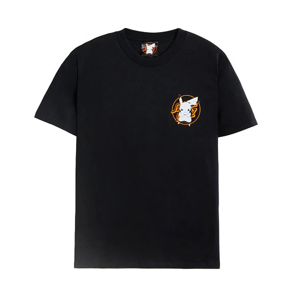 Santa Cruz Pokemon Pikachu T-Shirt - Black