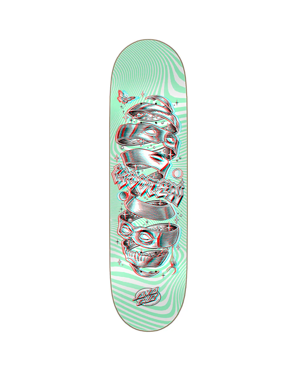 Santa Cruz Pro Wooten Unwound Anaglyph Deck 8.5"