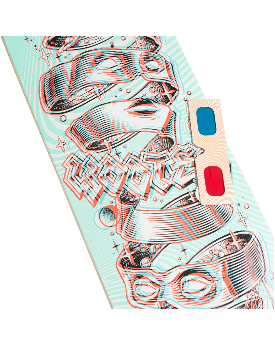 Santa Cruz Pro Wooten Unwound Anaglyph Deck 8.5" - Image 3