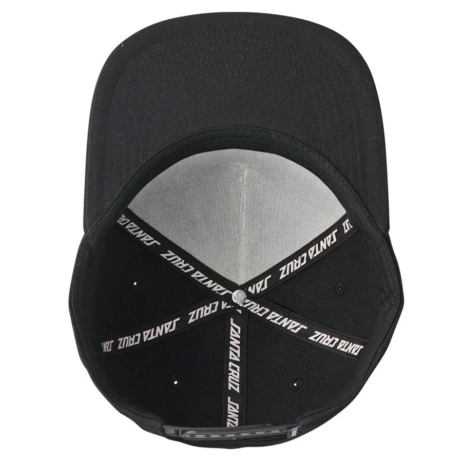 Santa Cruz Salba Tiger Snapback Cap - Black - Image 2