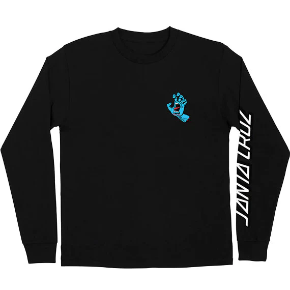 Santa Cruz Screaming Hand Long Sleeve T-Shirt - Black - Image 2