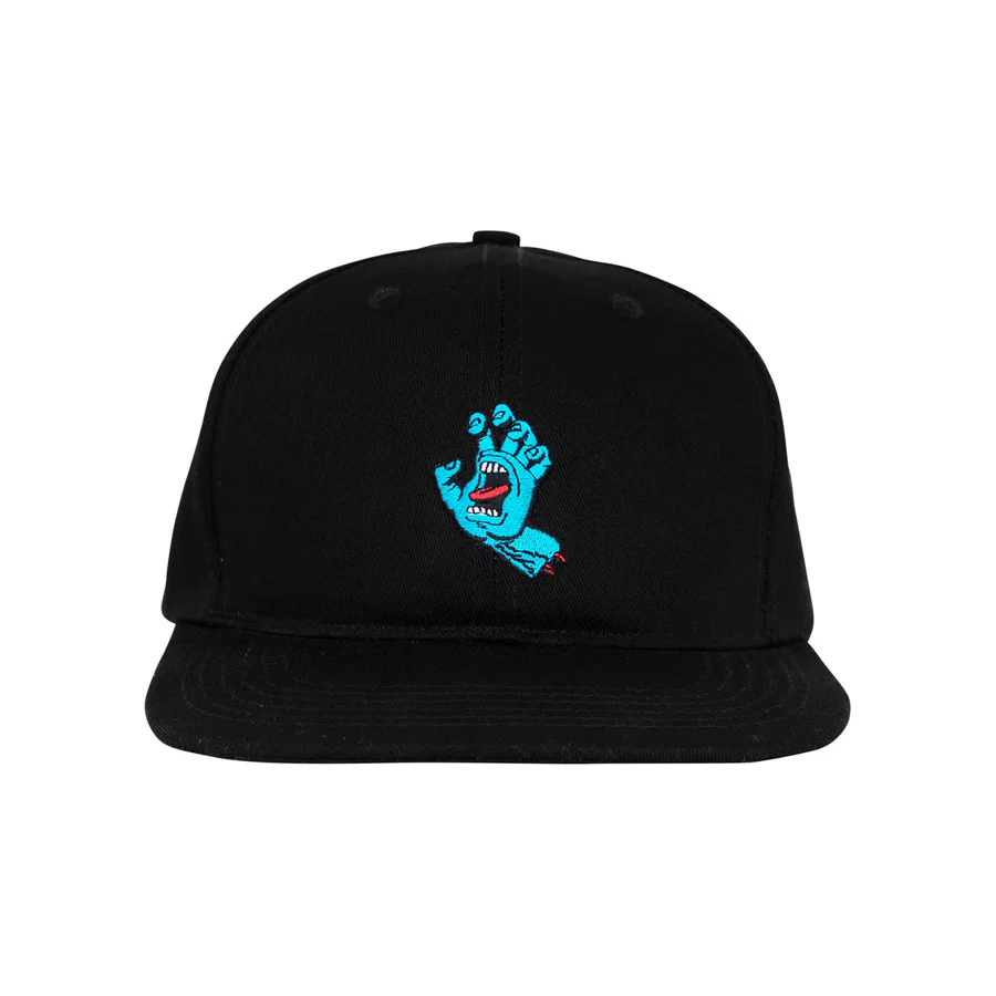 Santa Cruz Screaming Hand Snapback Hat Black - Image 2