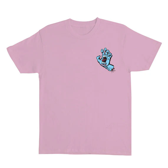 Santa Cruz Screaming Hand T-Shirt Light Pink