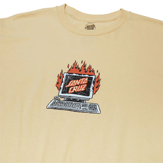 Santa Cruz Self Destruct T-Shirt Vegas Gold - Image 2