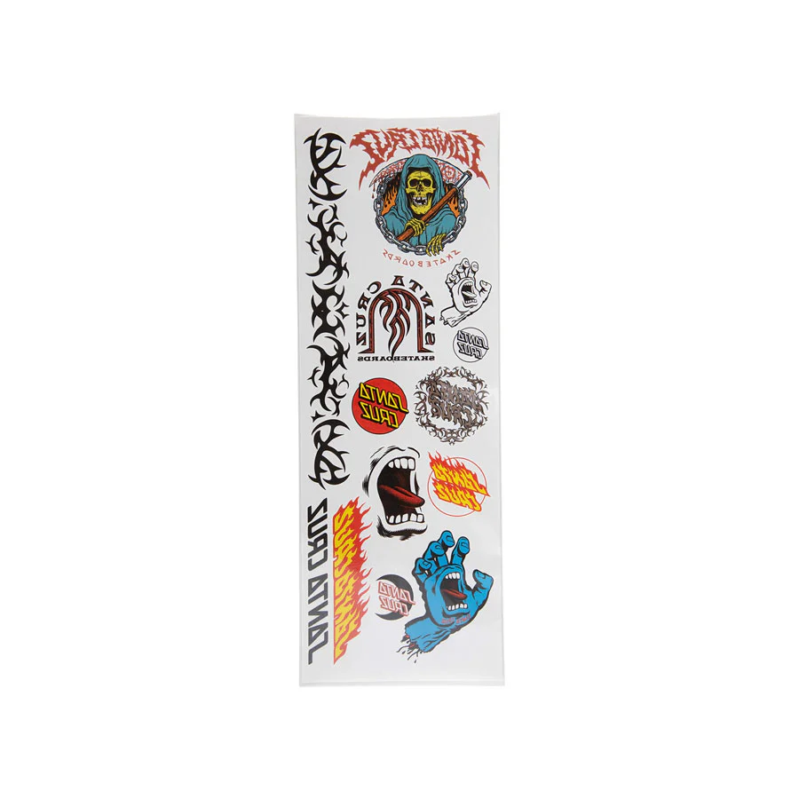 Santa Cruz Temporary Tattoo Set Tatted Multi - Image 2