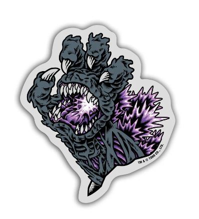 Santa Cruz X Godzilla Stickers 4Pk - Image 5