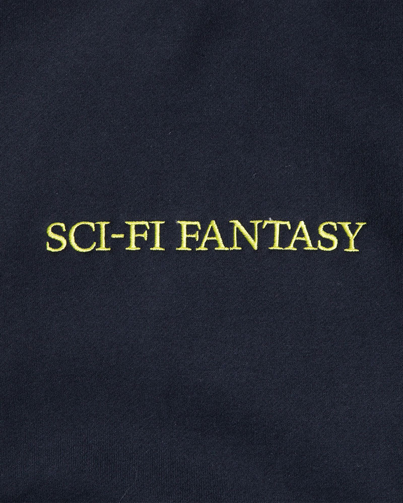 Sci-Fi Fantasy Logo Crewneck Navy - Image 2