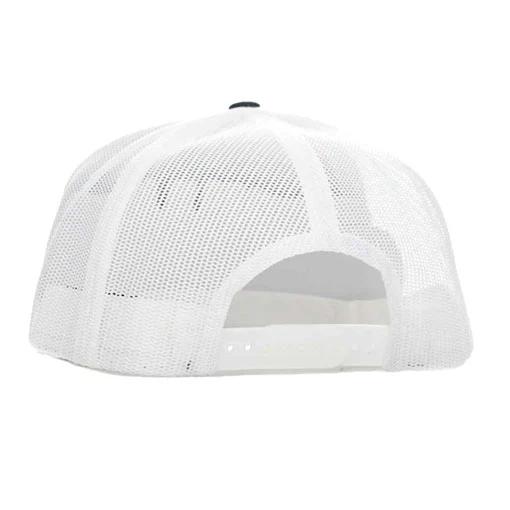 Skull Skates Logo EMB Mesh Snapback - Black/White - Image 2