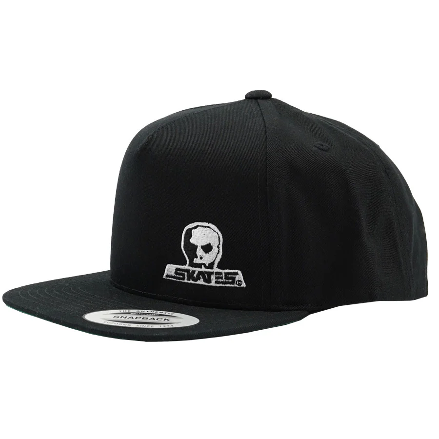 Skull Skates Skull Side Logo Snapback Cap Black